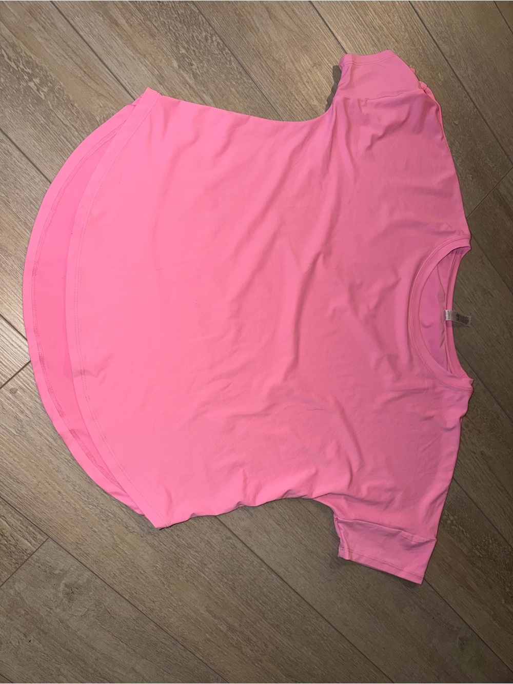 Kyodan Women's Hot Pink Short Sleeve Crew Neck Top